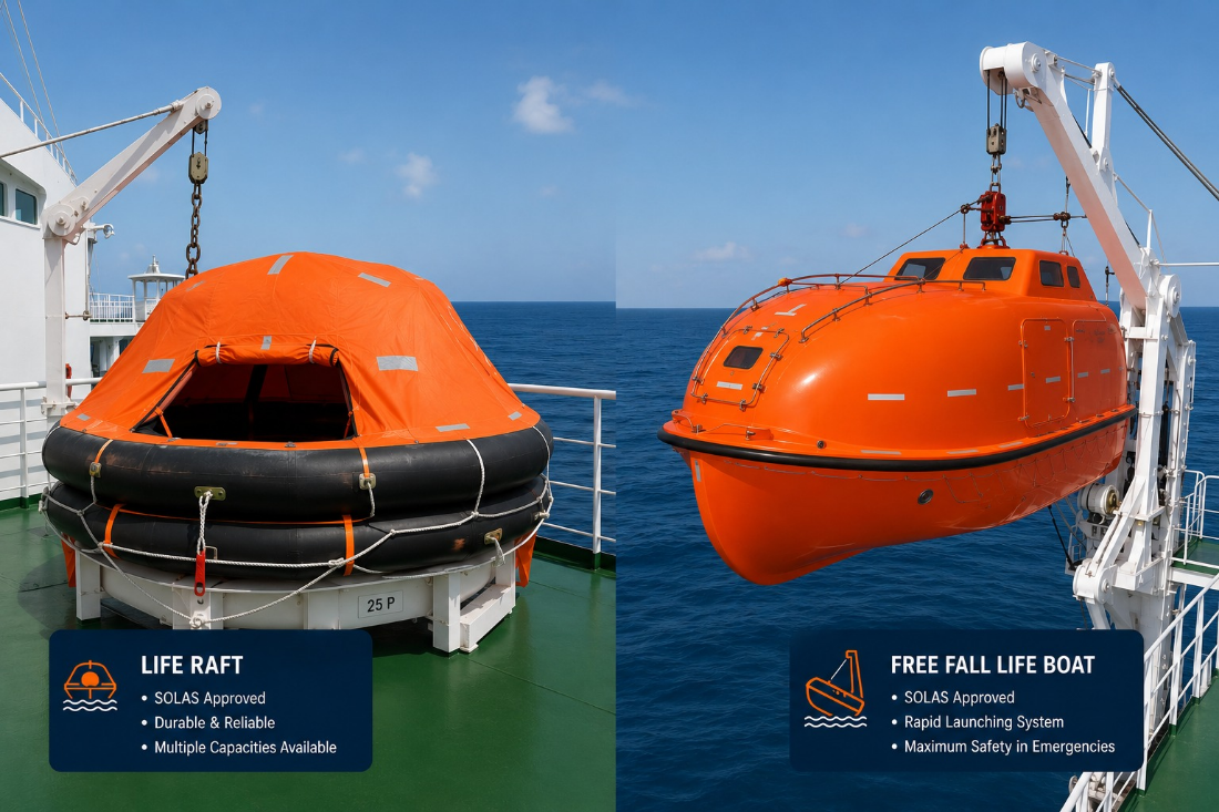 Life Saving Appliances (LSA) — Rescue Boats · Personal LSA Equipment · Visual Distress Signals · Other LSA Gear